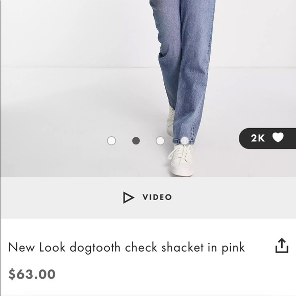 ASOS Pink Patterned Light Jacket - Picture 6 of 6